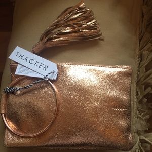 Brand New Rose Gold Wristlet by Thacker